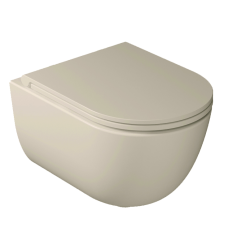 Унитаз GALASSIA Dream 7334 SA подвесной, безободковый, цвет песочный матовый