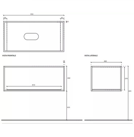Структура Galassia Tabulae 2077 NE напольная цвет черный матовый