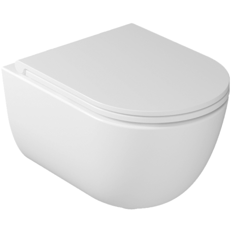 Унитаз GALASSIA Dream 7334 MT унитаз подвесной, безободковый, белый матовый