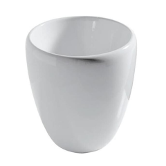 Раковина GALASSIA ERGO 7104 MT накладная без отверстий без перелива цвет белый матовый