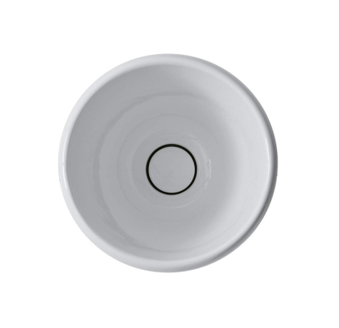 Раковина GALASSIA ERGO 7104 MT накладная без отверстий без перелива цвет белый матовый