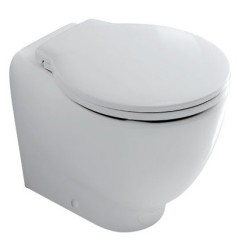 КОМПЛЕКТ унитаз GALASSIA Ergo 7107 напольный с сиденьем крышкой с плавным опускание 7115 цвет белый глянцевый