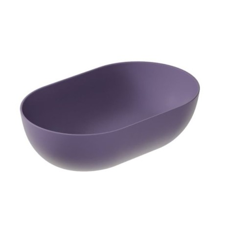 Раковина GALASSIA DREAM 7308 VI накладная без отверстий без перелива цвет виола матовый матовый