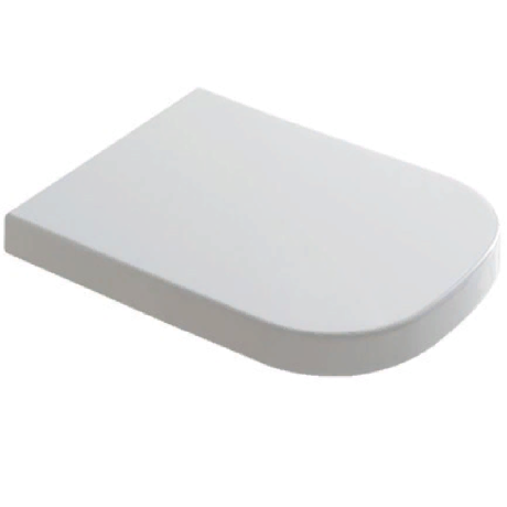 Сиденье с крышкой GALASSIA Meg11 PRO 5454 цвет белый глянцевый