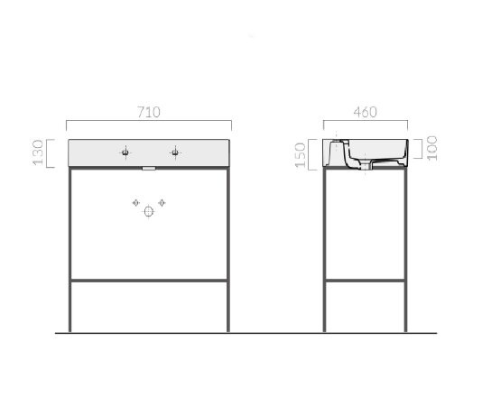Структура GALASSIA Meg11 PRO 8998 цвет черный матовый