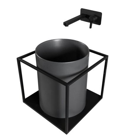 Раковина GALASSIA CORE 7305 NEMT накладная без перелива