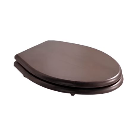 Сиденье с крышкой GALASSIA ETHOS 8495 NO петли хром цвет орех