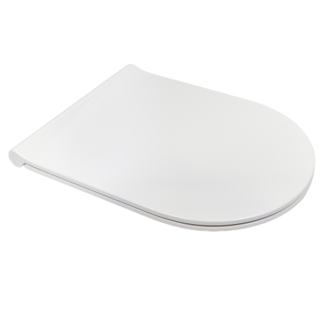 Сиденье с крышкой GALASSIA Dream 7314 MT с микролифтом быстросъемное тонкое цвет белый матовый