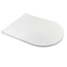 Сиденье с крышкой GALASSIA Dream 7314 MT с микролифтом быстросъемное тонкое цвет белый матовый