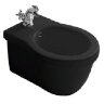 Биде GALASSIA ETHOS 8440M NE подвесное с одним отверстием с крепежом цвет черный глянцевый