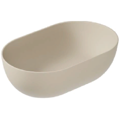 Раковина GALASSIA DREAM 7308 SA накладная без отверстий без перелива цвет песочный матовый матовый