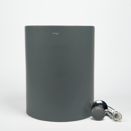 Раковина GALASSIA CORE 7305 GM накладная без перелива цвет серый матовый