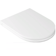 Сиденье с крышкой GALASSIA Dream 7329 тонкое цвет белый глянцевый