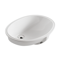 Раковина GALASSIA Denise 6002 встраиваемая снизу с переливом цвет белый глянцевый