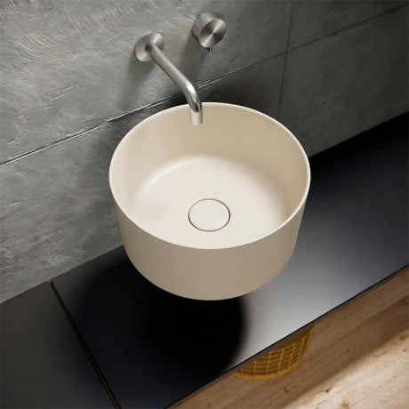 Раковина GALASSIA CORE 7306 SA накладная без перелива цвет песочный матовый