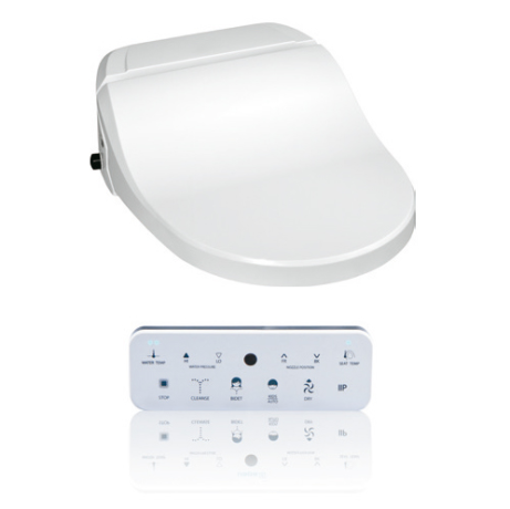 Сиденье с крышкой GALASSIA Dream 7319 многофункциональное, с пультом дистанционного управления с микролифтом цвет белый глянцевый