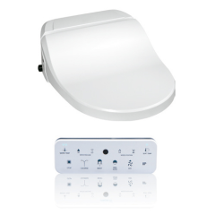 Сиденье с крышкой GALASSIA Dream 7319 многофункциональное, с пультом дистанционного управления с микролифтом цвет белый глянцевый